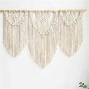 large macrame wall hanging - Boho Tapestry Macrame Wall Decor Art- Chic Bohemian